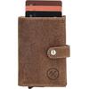 Πορτοφόλι Safety wallet hide & stitches Brown (20208-006)